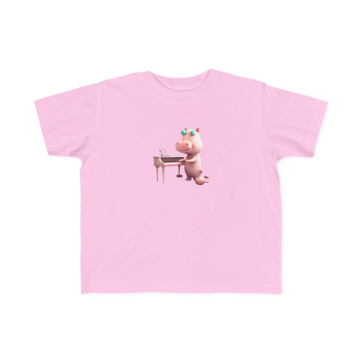 Pink Hippo Toddler's Fine Jersey Tee