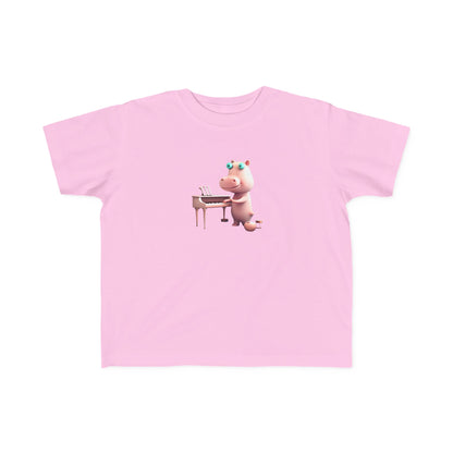 Pink Hippo Toddler's Fine Jersey Tee