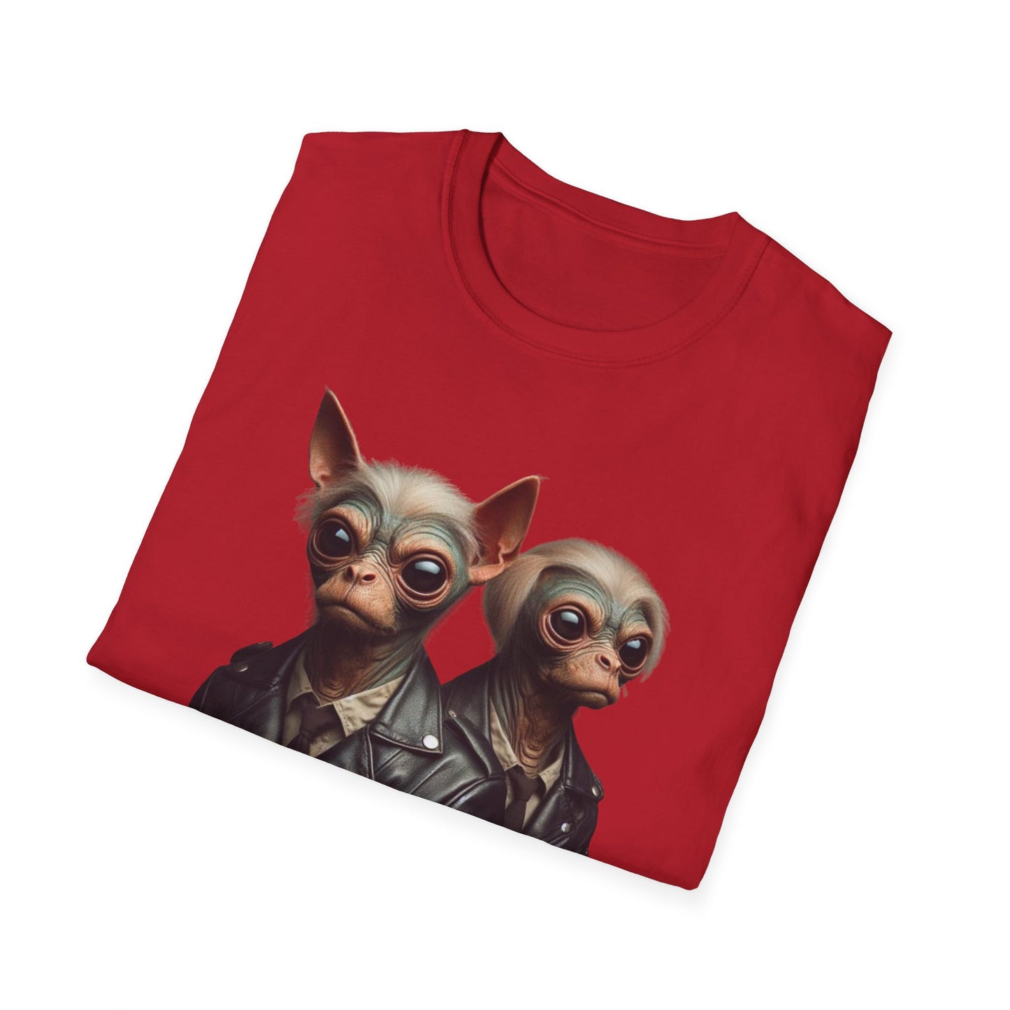 T-Shirt Alien Dog Bounty Hunter, Unique Sci-Fi Graphic Tee, Perfect for Casual Wear, Awesome Birthday Gift for Geeks