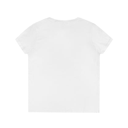 Apple Pie Recipe Top - Ladies' V-Neck T-Shirt