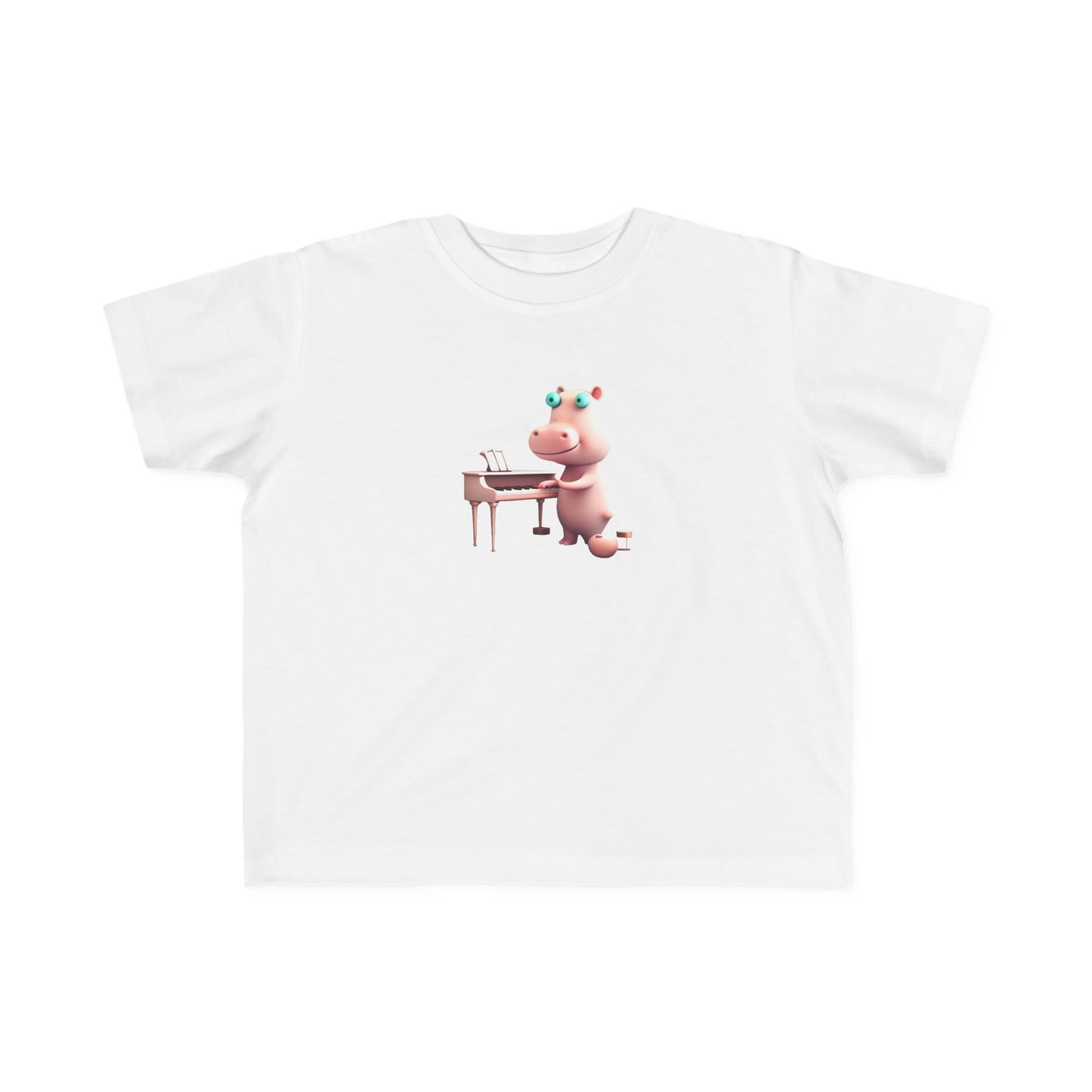 Pink Hippo Toddler's Fine Jersey Tee
