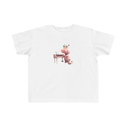 Pink Hippo Toddler's Fine Jersey Tee
