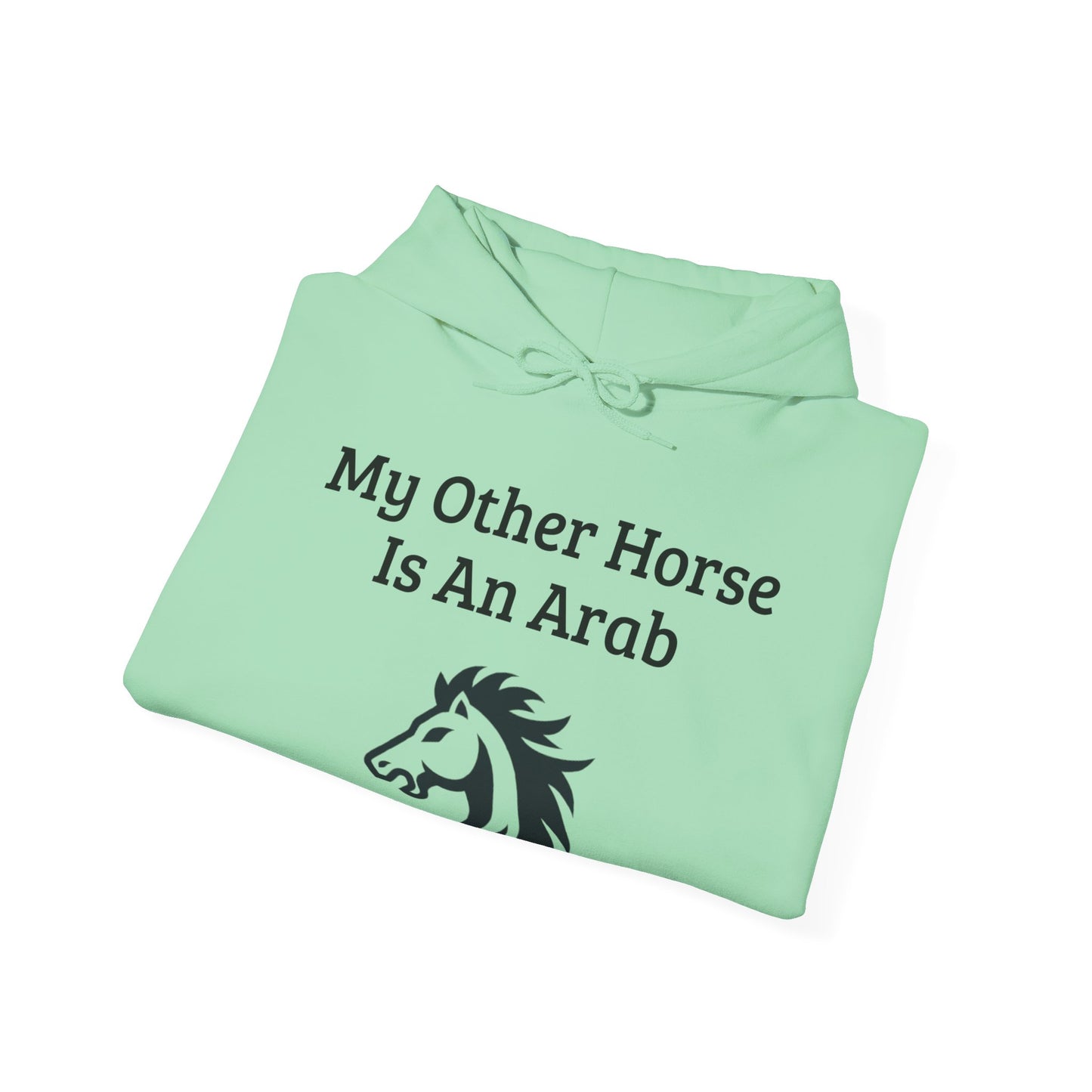My Other Horse Is An Arab - Equestrian Humour Hooded Sweatshirt