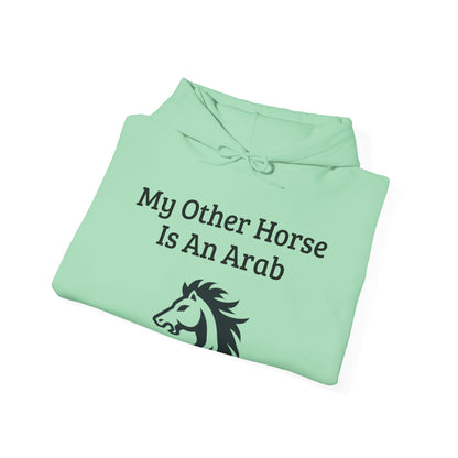 My Other Horse Is An Arab - Equestrian Humour Hooded Sweatshirt