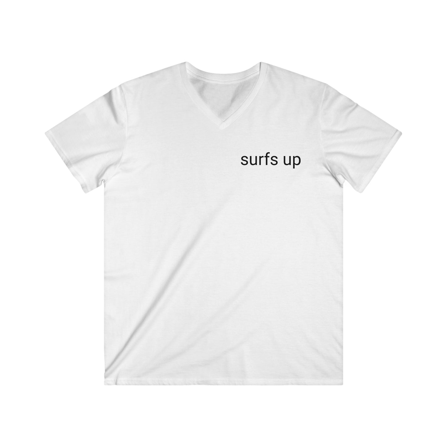 Surfing T-Shirt Surfs Up - Unisex Softstyle Tee, Perfect for Beach Lovers & Water Sports Enthusiasts, Great Gift Idea