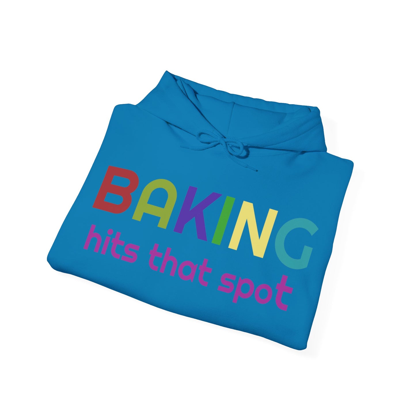 Hooded Sweatshirt for Bakers - Unisex Heavy Blend™ Baking Hits That Spot Design, Cozy Gift for Cooking Lovers