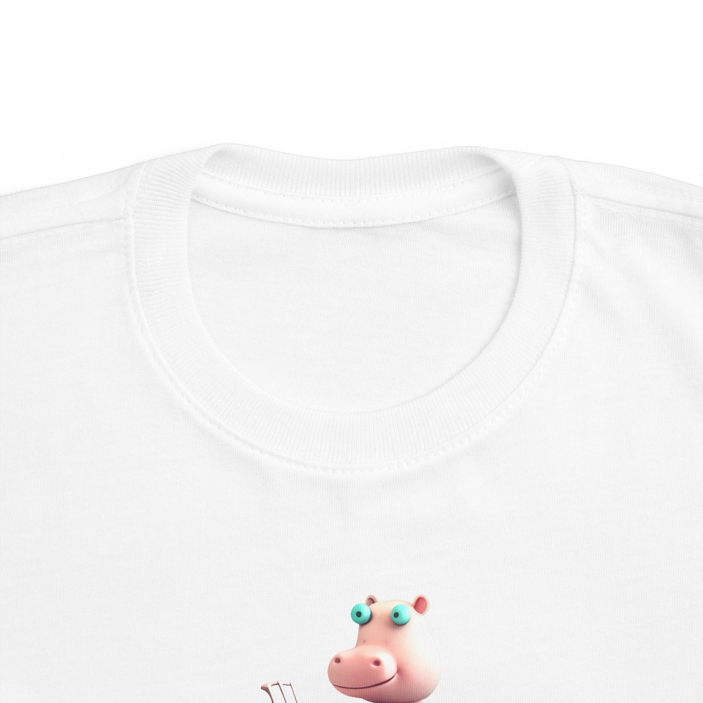 Pink Hippo Toddler's Fine Jersey Tee