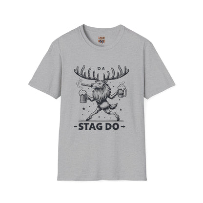 T-Shirt for Stag Do - Personalized Bachelor Party Crew Tees, Groomsmen Celebration Outfit, Unique Groom Gift