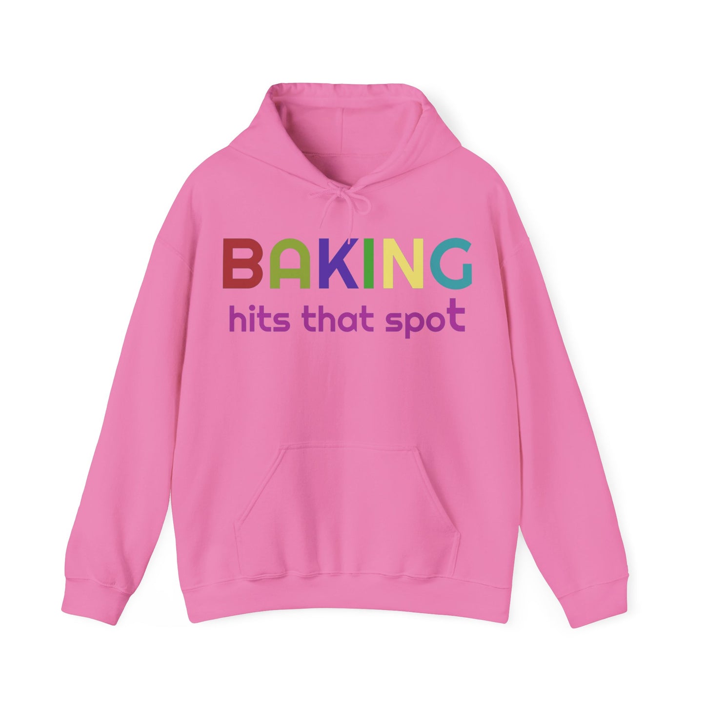 Hooded Sweatshirt for Bakers - Unisex Heavy Blend™ Baking Hits That Spot Design, Cozy Gift for Cooking Lovers