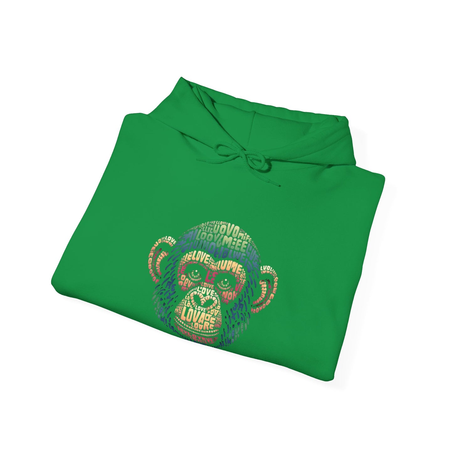 Designer Love Monkey Hoodie - Cool Graphic Animal Top, Ideal for Casual Outfits, Designer Hoodie