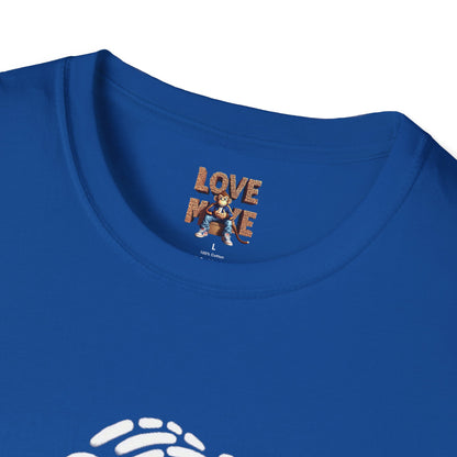 Designer Love Monkey T-Shirt - Fun Graphic Animal Top, Ideal for Casual Outfits, Designer Shirt