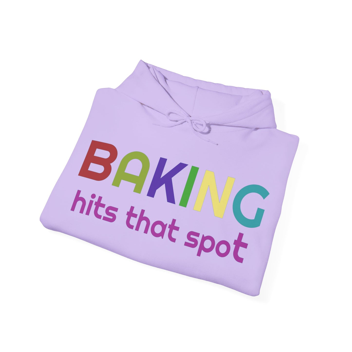 Hooded Sweatshirt for Bakers - Unisex Heavy Blend™ Baking Hits That Spot Design, Cozy Gift for Cooking Lovers