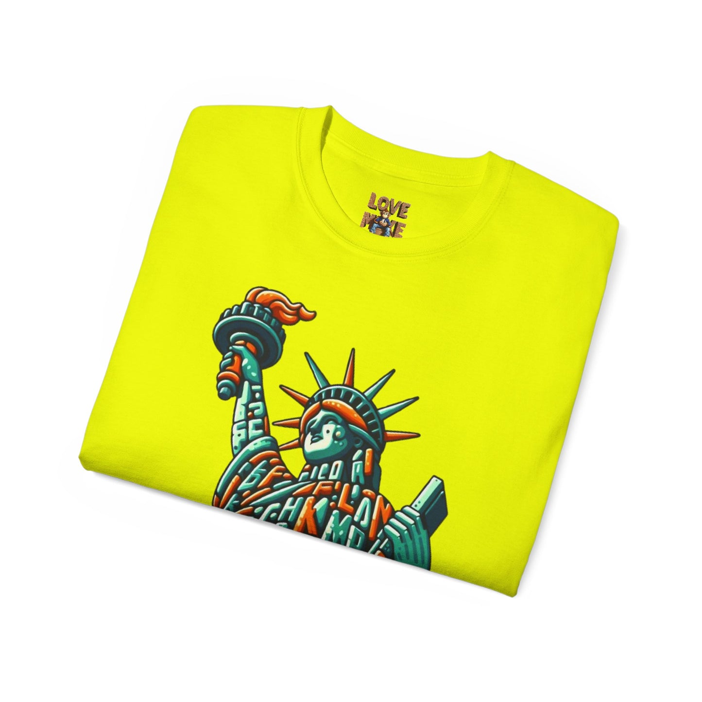 Retro 1970s Statue of Liberty Tee - Unisex Casual Wear T-Shirt - Iconic American Landmark Gift for All Ages