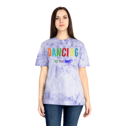 Dancing , "Hit that beat!" Color Blast T-Shirt