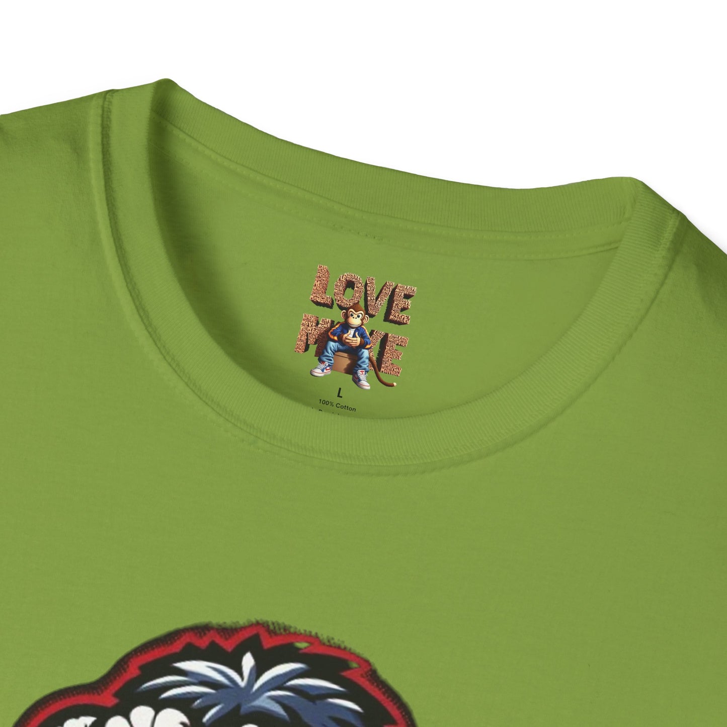 Love Monkey T-shirt, Trendy & Stylish Graphic Tee, Ideal for Everyday Wear, Fun Gift for All Ages