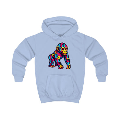 Kids Hoodie Love Monkey Design - Cozy & Fun Outerwear for Playtime - Perfect Birthday or Holiday Gift