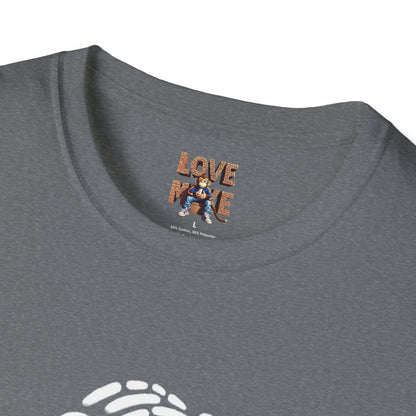Designer Love Monkey T-Shirt - Fun Graphic Animal Top, Ideal for Casual Outfits, Designer Shirt