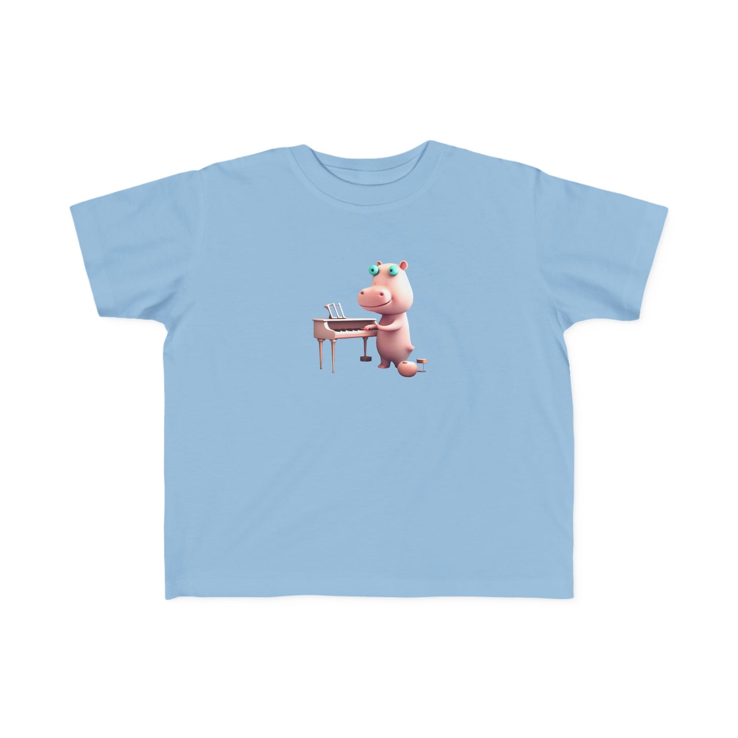 Pink Hippo Toddler's Fine Jersey Tee