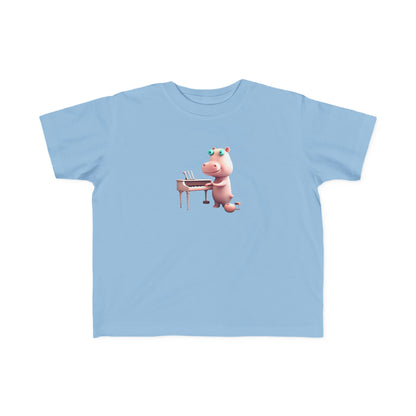Pink Hippo Toddler's Fine Jersey Tee