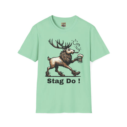 Stag Do T-Shirt - Customizable Bachelor Party Tee, Fun Groomsmen T Shirt Outfit, Perfect Gift for Groom-to-be