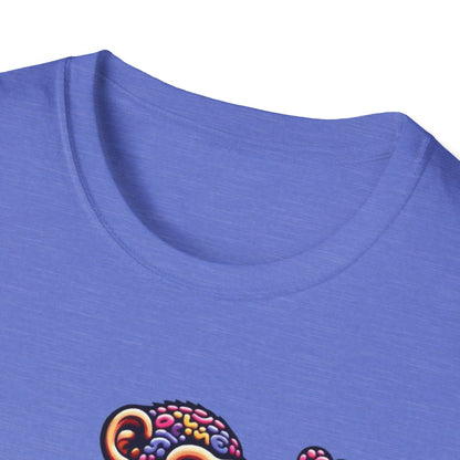 T-Shirt Love Monkey - Cool & Stylish Unisex Softstyle Tee for Casual Wear, Perfect Gift for Friends and Family