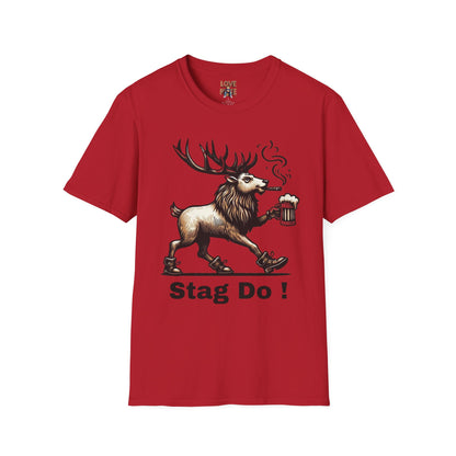 Stag Do T-Shirt - Customizable Bachelor Party Tee, Fun Groomsmen T Shirt Outfit, Perfect Gift for Groom-to-be