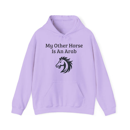 My Other Horse Is An Arab - Equestrian Humour Hooded Sweatshirt