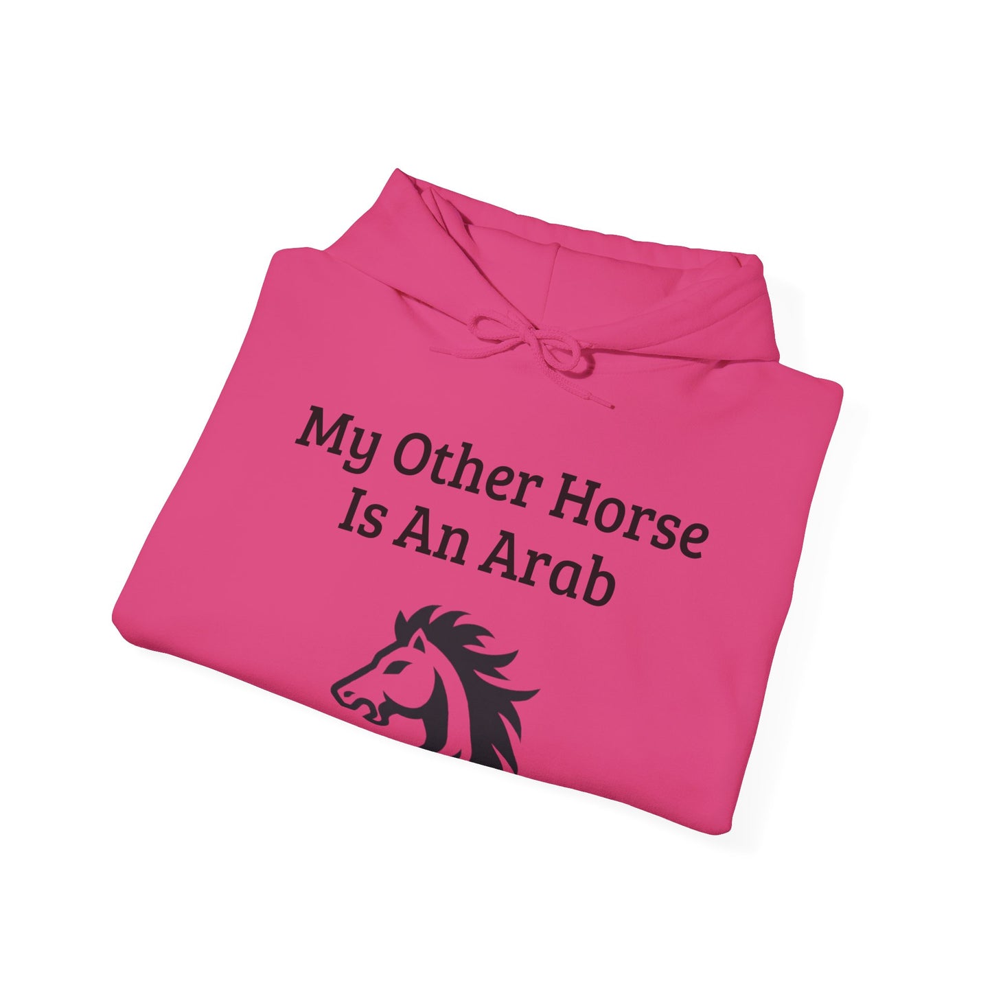 My Other Horse Is An Arab - Equestrian Humour Hooded Sweatshirt
