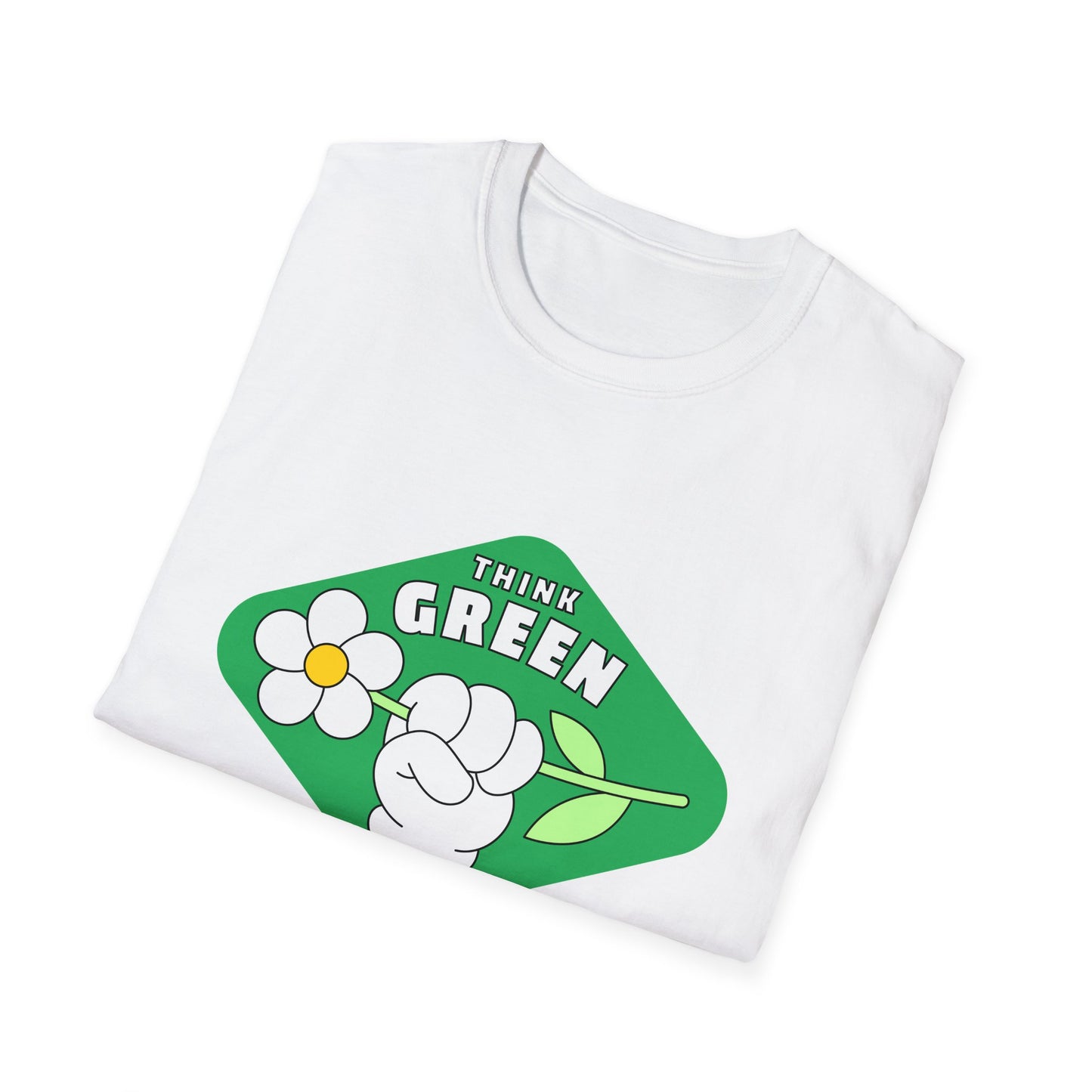 Think Green - T-Shirt - Environmentally Friendly Message