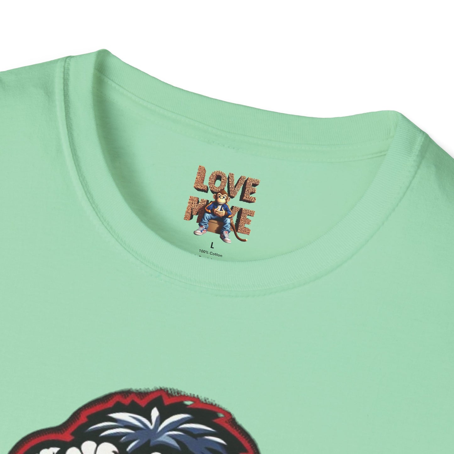 Love Monkey T-shirt, Trendy & Stylish Graphic Tee, Ideal for Everyday Wear, Fun Gift for All Ages