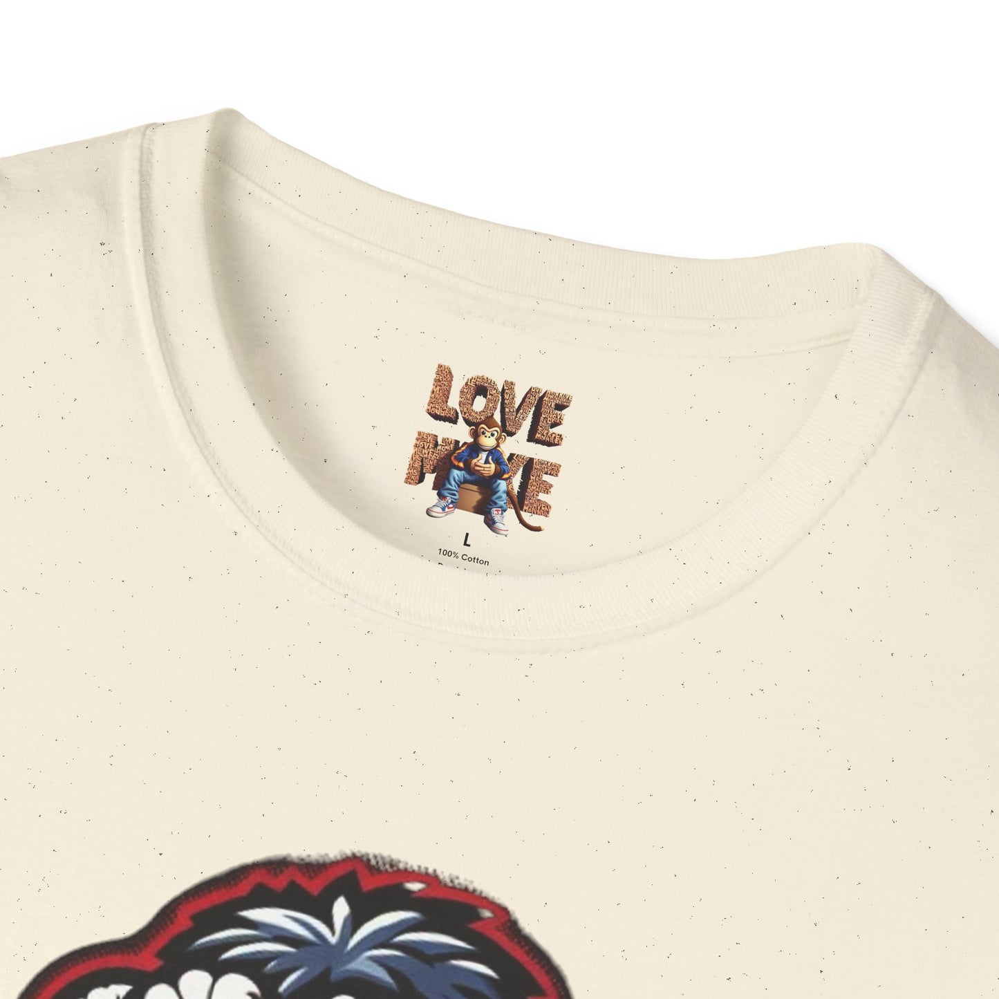 Love Monkey T-shirt, Trendy & Stylish Graphic Tee, Ideal for Everyday Wear, Fun Gift for All Ages