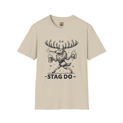 T-Shirt for Stag Do - Personalized Bachelor Party Crew Tees, Groomsmen Celebration Outfit, Unique Groom Gift