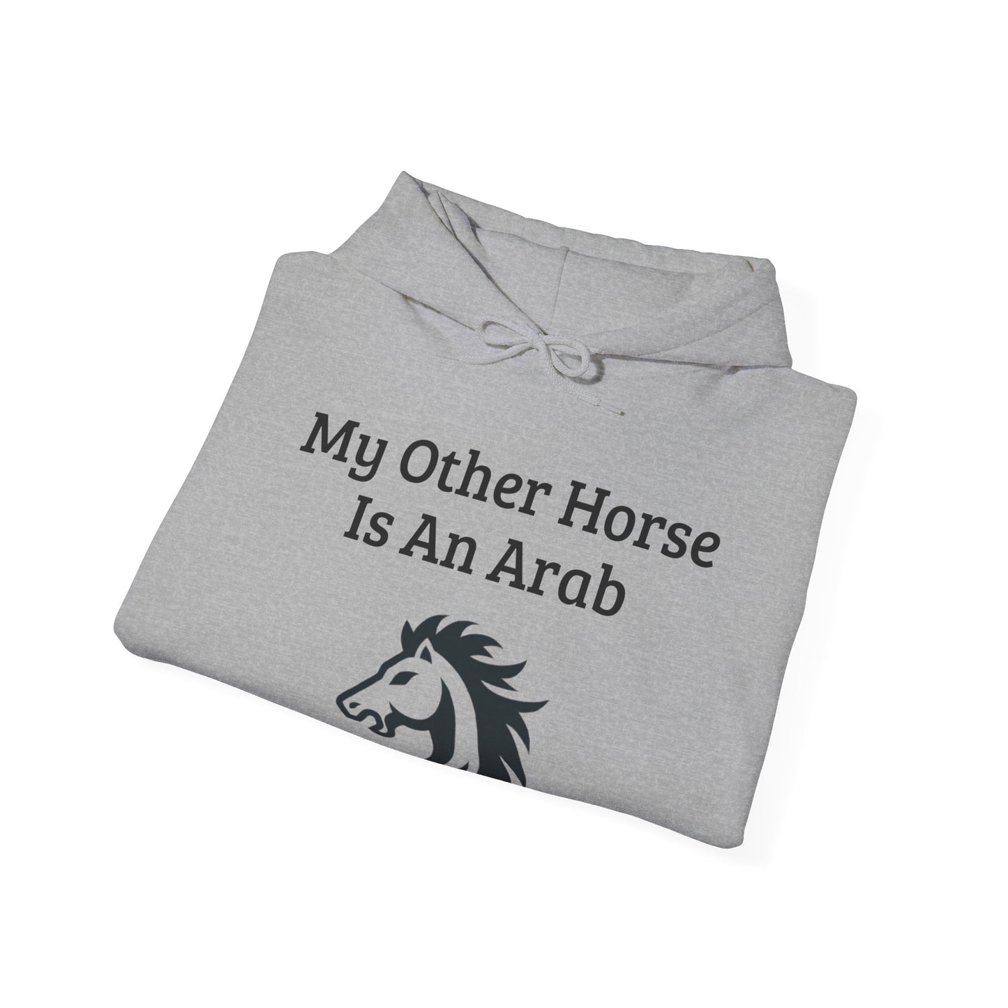 My Other Horse Is An Arab - Equestrian Humour Hooded Sweatshirt