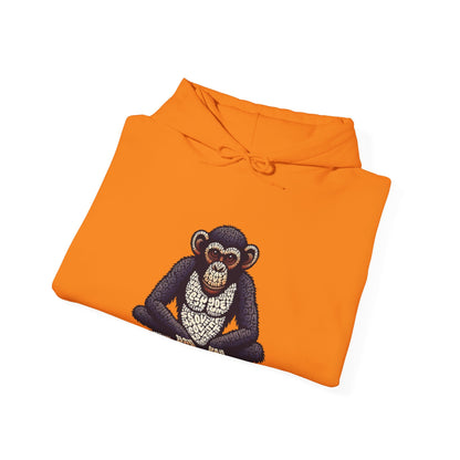 Designer Love Monkey Hoodie - Cool Graphic Animal Top, Ideal for Casual Outfits, Designer Hoodie