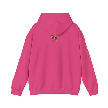 Hooded Sweatshirt Love Monkey Unisex Premium Crewneck, Cosy Comfy Warm Clothing, Perfect Gift for Couples, Valentine's Day Present