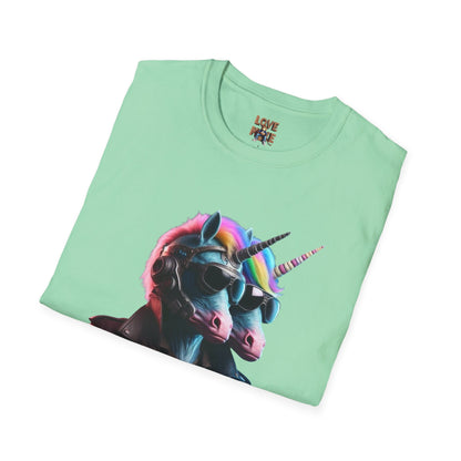 Space Unicorn Alien Bounty Hunter T Shirt - Out of This World Design for Sci-Fi Enthusiasts - Ideal Geek Gift