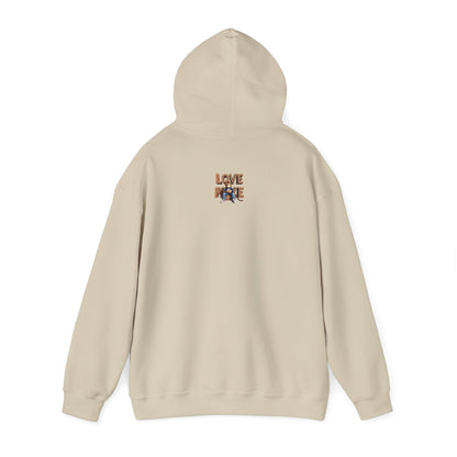 Hoodie Love Monkey Design, Cool Surfer Style Tee, Perfect for Beach Days, Great Gift for Surf Lovers