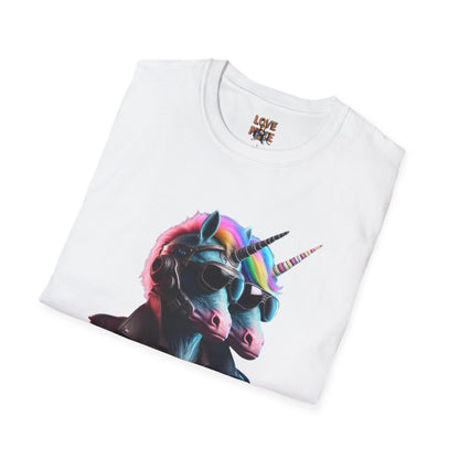 Space Unicorn Alien Bounty Hunter T Shirt - Out of This World Design for Sci-Fi Enthusiasts - Ideal Geek Gift