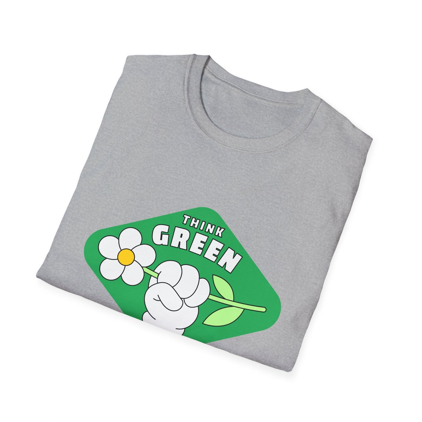 Think Green - T-Shirt - Environmentally Friendly Message