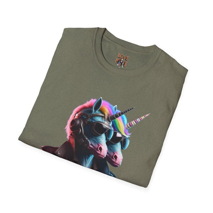 Space Unicorn Alien Bounty Hunter T Shirt - Out of This World Design for Sci-Fi Enthusiasts - Ideal Geek Gift