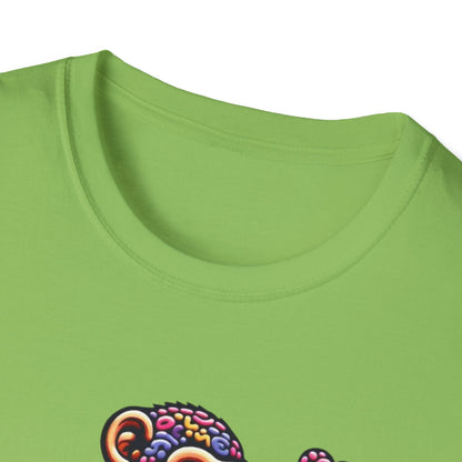 T-Shirt Love Monkey - Cool & Stylish Unisex Softstyle Tee for Casual Wear, Perfect Gift for Friends and Family