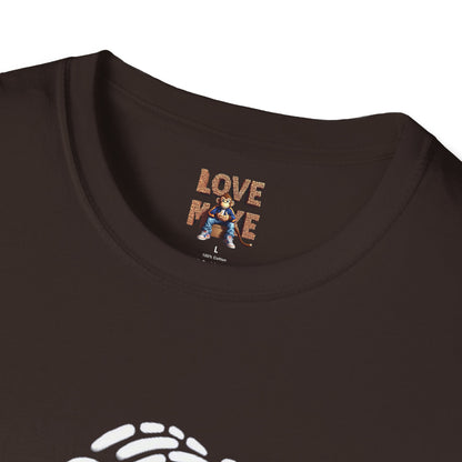 Designer Love Monkey T-Shirt - Fun Graphic Animal Top, Ideal for Casual Outfits, Designer Shirt
