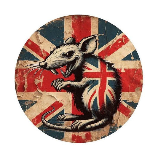Rat Look / Rod Sticker ,Various Designs Car Bumper / Window Decal Vinyl  15x15cm