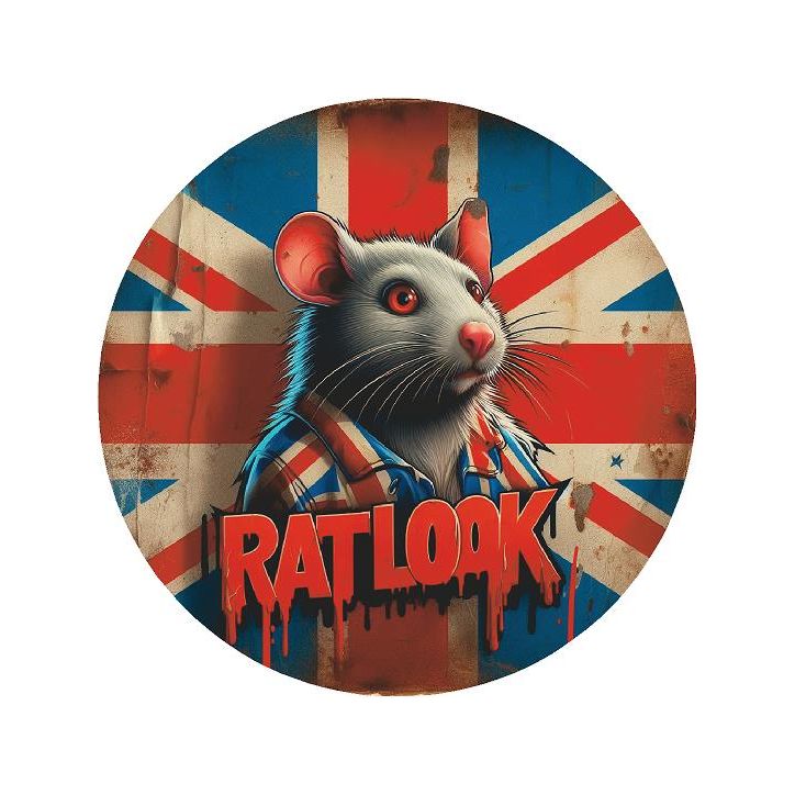 Rat Look / Rod Sticker ,Various Designs Car Bumper / Window Decal Vinyl  15x15cm