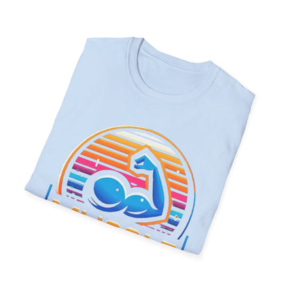 Muscle Beach T-Shirt, Vintage-Inspired Fitness Tee, Perfect for Gym Enthusiasts, Unique Bodybuilding Gift Idea
