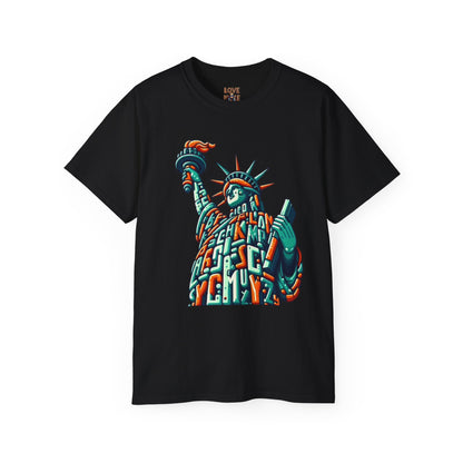 Retro 1970s Statue of Liberty Tee - Unisex Casual Wear T-Shirt - Iconic American Landmark Gift for All Ages