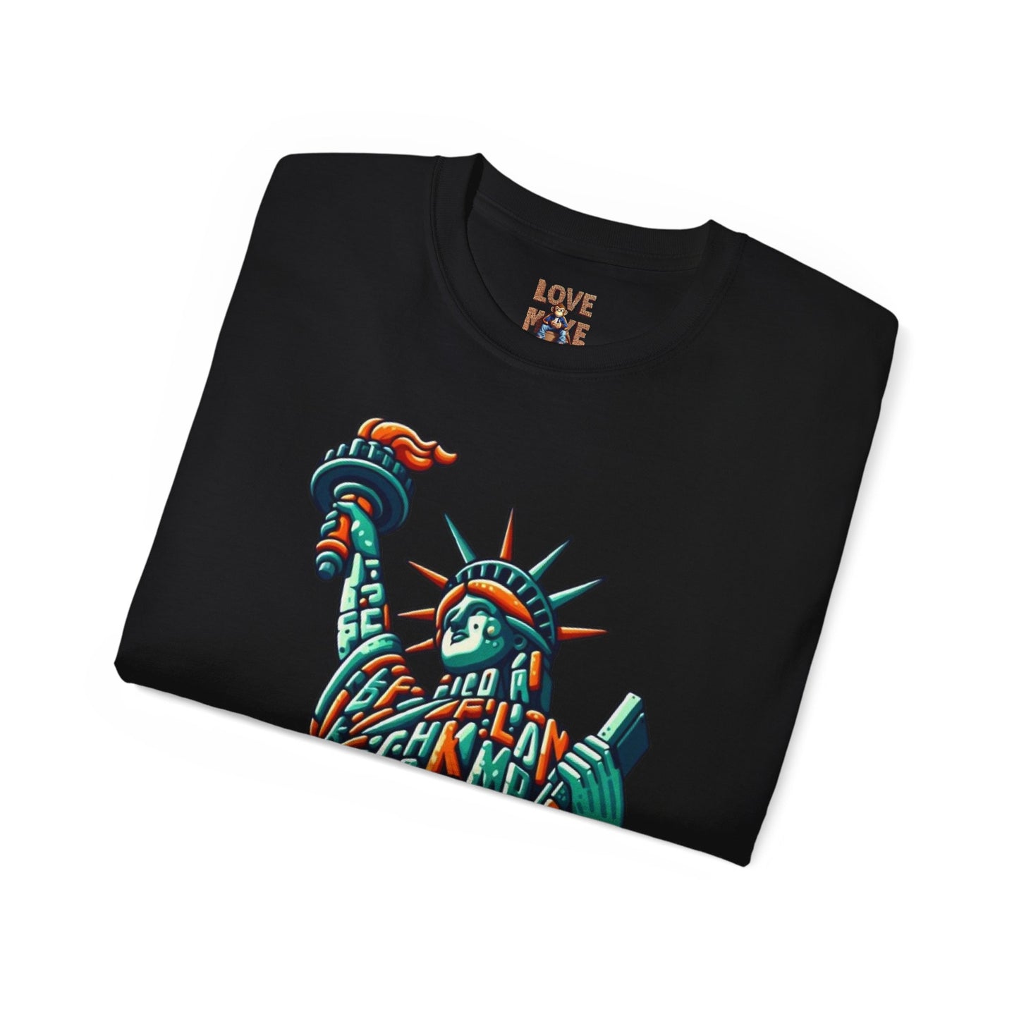 Retro 1970s Statue of Liberty Tee - Unisex Casual Wear T-Shirt - Iconic American Landmark Gift for All Ages
