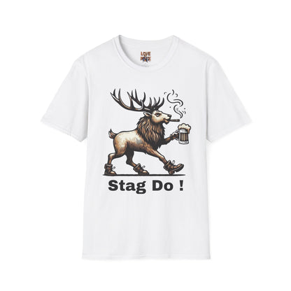 Stag Do T-Shirt - Customizable Bachelor Party Tee, Fun Groomsmen T Shirt Outfit, Perfect Gift for Groom-to-be