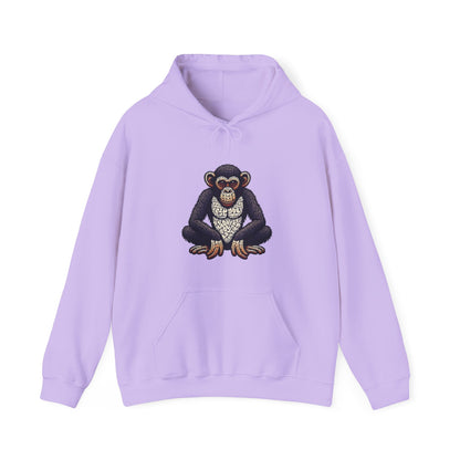 Designer Love Monkey Hoodie - Cool Graphic Animal Top, Ideal for Casual Outfits, Designer Hoodie