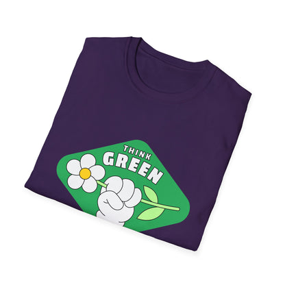 Think Green - T-Shirt - Environmentally Friendly Message